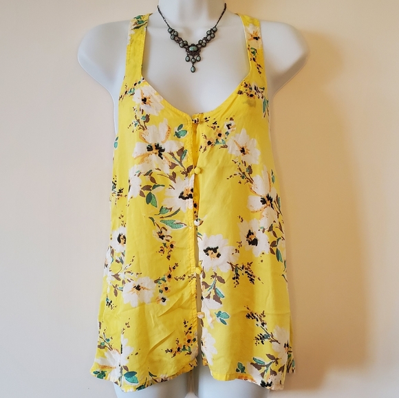 🔥3/$30 O'neill Floral Sleeveless Blouse - Picture 6 of 8